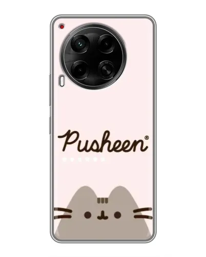 Чохол для TECNO Camon 30 (CL6) з картинкою «Pusheen логотип»