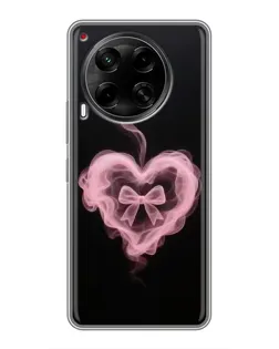 Чехол для TECNO Camon 30 (CL6) с картинкой «Дымчатое сердце»