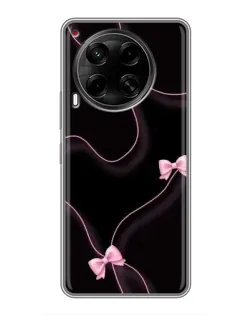 Чехол для TECNO Camon 30 (CL6) с картинкой «Розовые ленты»