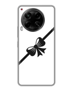 Чехол для TECNO Camon 30 (CL6) с картинкой «Диагональный бант»