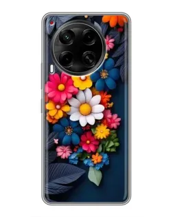 Чехол для TECNO Camon 30 (CL6) с картинкой «Цветочная феерия» Чехол для TECNO Camon 30 (CL6) с картинкой «Цветочная феерия»