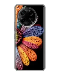 Чехол для TECNO Camon 30 (CL6) с картинкой «Радужный цветок» Чехол для TECNO Camon 30 (CL6) с картинкой «Радужный цветок»