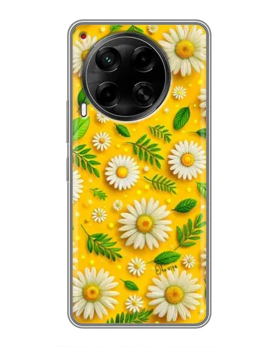 Чехол для TECNO Camon 30 (CL6) с картинкой «Ромашковое солнце»