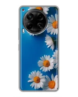 Чехол для TECNO Camon 30 (CL6) с картинкой «Белоснежные маргаритки» Чехол для TECNO Camon 30 (CL6) с картинкой «Белоснежные маргаритки»