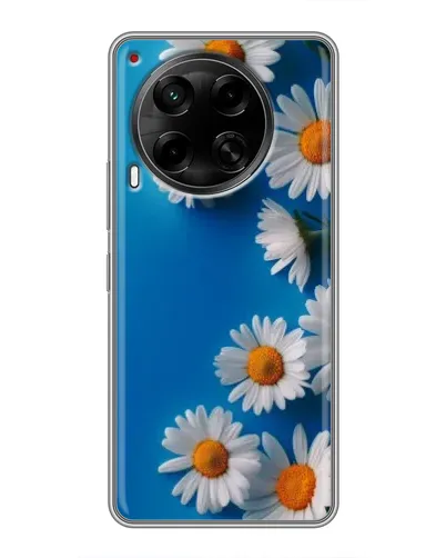 Чехол для TECNO Camon 30 (CL6) с картинкой «Белоснежные маргаритки»