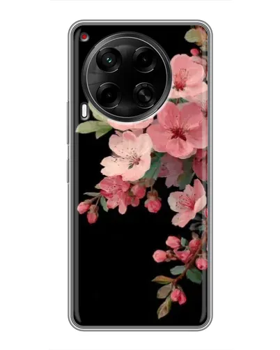 Чехол для TECNO Camon 30 (CL6) с картинкой «Розовая ветка сакуры»