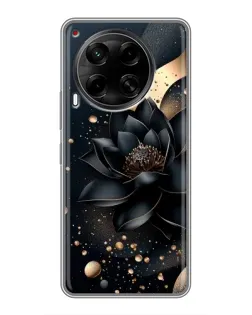 Чехол для TECNO Camon 30 (CL6) с картинкой «Черный лотос» Чехол для TECNO Camon 30 (CL6) с картинкой «Черный лотос»