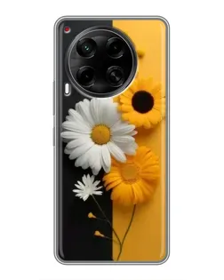 Чехол для TECNO Camon 30 (CL6) с картинкой «Подсолнух и ромашка» Чехол для TECNO Camon 30 (CL6) с картинкой «Подсолнух и ромашка»