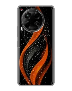 Чехол для TECNO Camon 30 (CL6) с картинкой «Огненная звездная волна»