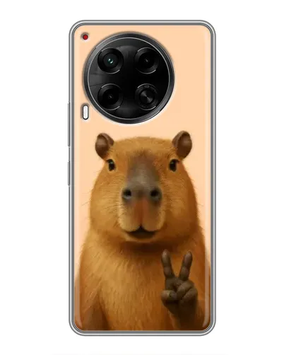 Чохол для TECNO Camon 30 (CL6) з картинкою «Капібара вікторія» Чохол для TECNO Camon 30 (CL6) з картинкою «Капібара вікторія»