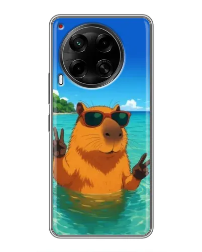 Чохол для TECNO Camon 30 (CL6) з картинкою «Морська капібара» Чохол для TECNO Camon 30 (CL6) з картинкою «Морська капібара»
