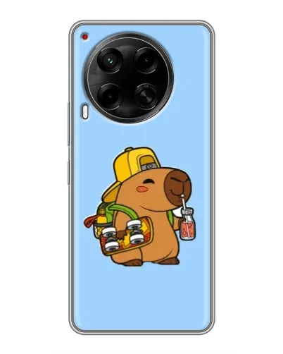 Чохол для TECNO Camon 30 (CL6) з картинкою «Капібара на скейті» Чохол для TECNO Camon 30 (CL6) з картинкою «Капібара на скейті»