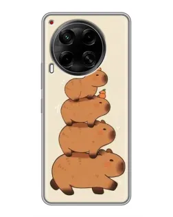 Чохол для TECNO Camon 30 (CL6) з картинкою «Вежа з капібар»