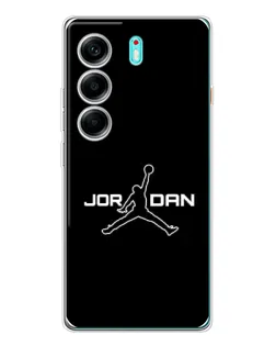 Чехол для TECNO Camon 40 с картинкой «Nike Pink Swirl»