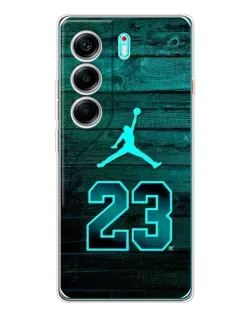 Чехол для TECNO Camon 40 с картинкой «Jordan Cyan 23» Чехол для TECNO Camon 40 с картинкой «Jordan Cyan 23»
