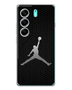 Чехол для TECNO Camon 40 с картинкой «Jordan Dark Carbon» Чехол для TECNO Camon 40 с картинкой «Jordan Dark Carbon»