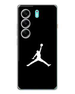 Чехол для TECNO Camon 40 с картинкой «Jordan Silhouette» Чехол для TECNO Camon 40 с картинкой «Jordan Silhouette»