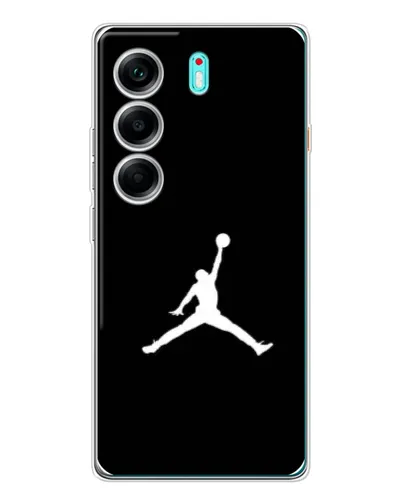 Чехол для TECNO Camon 40 с картинкой «Jordan Silhouette»