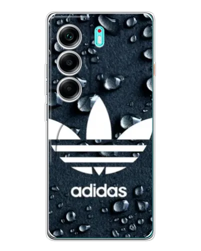 Чехол для TECNO Camon 40 с картинкой «Adidas Trefoil Blue» Чехол для TECNO Camon 40 с картинкой «Adidas Trefoil Blue»