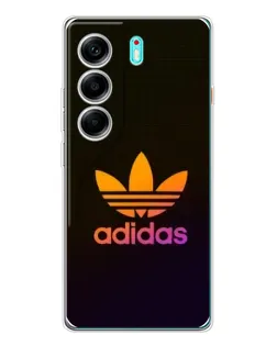 Чехол для TECNO Camon 40 с картинкой «Градиент Adidas»