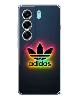 Чехол для TECNO Camon 40 с картинкой «Неоновый Adidas»