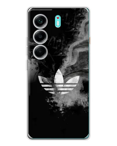 Чехол для TECNO Camon 40 с картинкой «Абстрактный дым Adidas» Чехол для TECNO Camon 40 с картинкой «Абстрактный дым Adidas»
