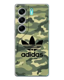 Чехол для TECNO Camon 40 с картинкой «Милитари стиль Adidas»