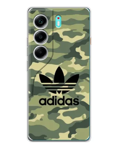 Чехол для TECNO Camon 40 с картинкой «Милитари стиль Adidas» Чехол для TECNO Camon 40 с картинкой «Милитари стиль Adidas»