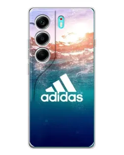 Чехол для TECNO Camon 40 с картинкой «Океанская глубина адидас»