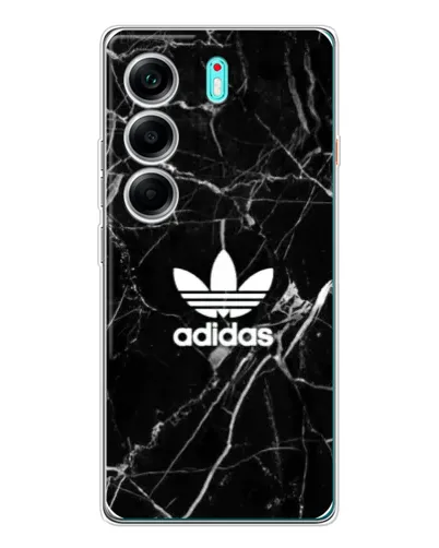 Чехол для TECNO Camon 40 с картинкой «Белый мрамор Adidas» Чехол для TECNO Camon 40 с картинкой «Белый мрамор Adidas»