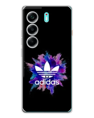 Чехол для TECNO Camon 40 с картинкой «Взрыв красок Adidas» Чехол для TECNO Camon 40 с картинкой «Взрыв красок Adidas»