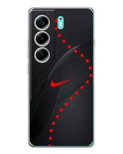 Чехол для TECNO Camon 40 с картинкой «Абстрактный дизайн Nike»