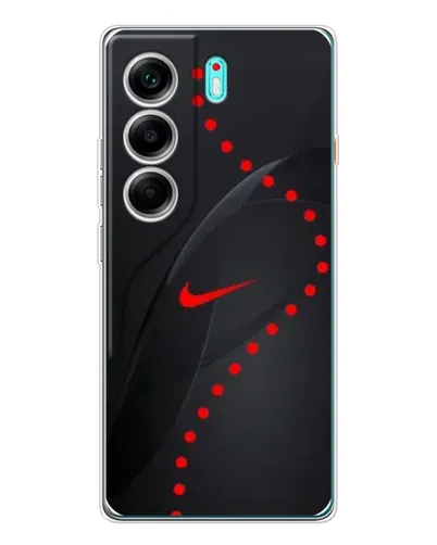 Чехол для TECNO Camon 40 с картинкой «Абстрактный дизайн Nike»
