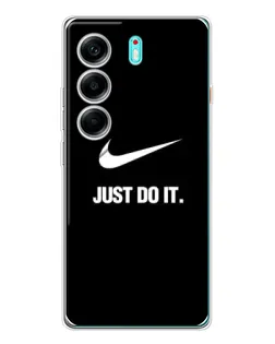 Чехол для TECNO Camon 40 с картинкой «Классический принт Nike»