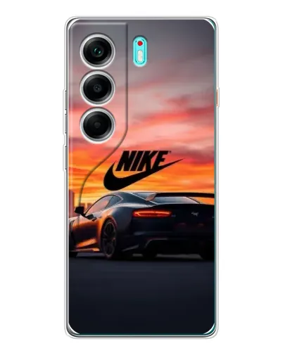 Чехол для TECNO Camon 40 с картинкой «Nike и суперкар»