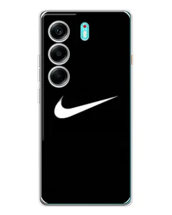 Чехол для TECNO Camon 40 с картинкой «Минималистический Найк»