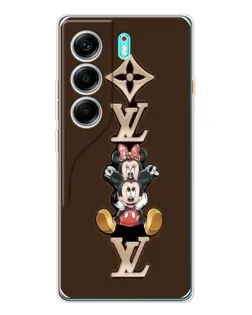 Чехол для TECNO Camon 40 с картинкой «LV и Микки Маус»
