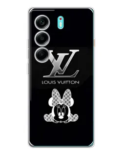 Чехол для TECNO Camon 40 с картинкой «LV и Минни Маус»