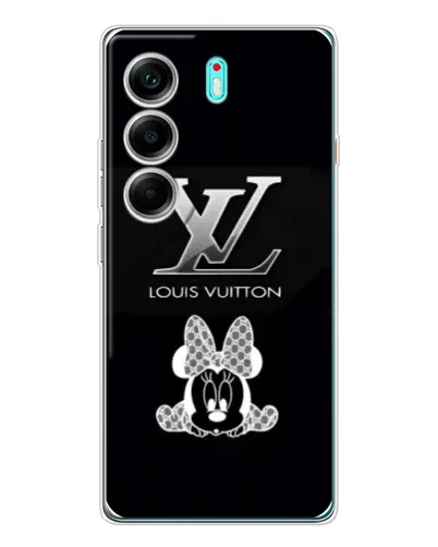 Чехол для TECNO Camon 40 с картинкой «LV и Минни Маус»
