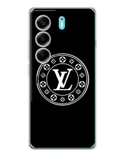 Чехол для TECNO Camon 40 с картинкой «LV — печать стиля»