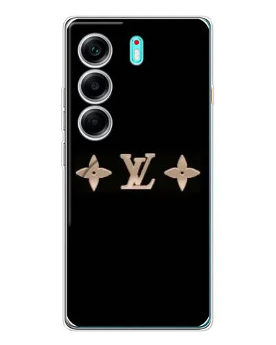 Чехол для TECNO Camon 40 с картинкой «Louis Vuitton — минимализм»