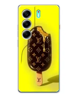 Чехол для TECNO Camon 40 с картинкой «Мороженое от LV»