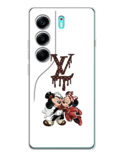 Чехол для TECNO Camon 40 с картинкой «LV и Микки Маус»