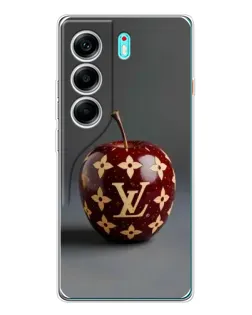 Чехол для TECNO Camon 40 с картинкой «Красное яблоко LV»