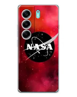 Чехол для TECNO Camon 40 с картинкой «NASA — красная туманность»