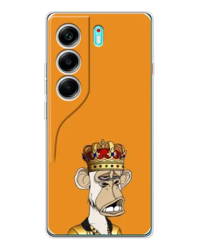 Чехол для TECNO Camon 40 с картинкой «Золотая обезьяна Bored Ape»