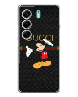 Чехол для TECNO Camon 40 с картинкой «Микки Маус Gucci»