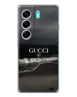 Чехол для TECNO Camon 40 с картинкой «Gucci — морской прибой»