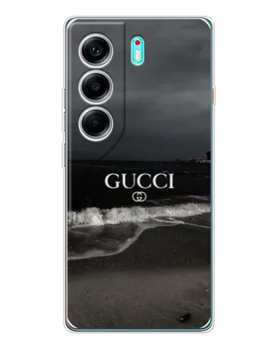Чехол для TECNO Camon 40 с картинкой «Gucci — морской прибой»