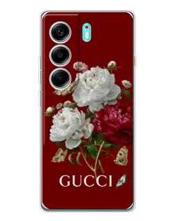 Чехол для TECNO Camon 40 с картинкой «Gucci —  сад»